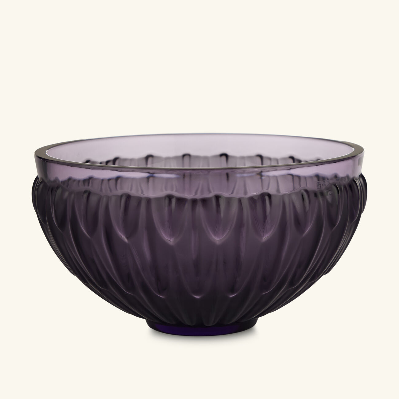 Vesper Plumes Bowl Purple lalique vesper plumes bowl purple