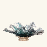 daum cavalcade centerpiece grey limited edition