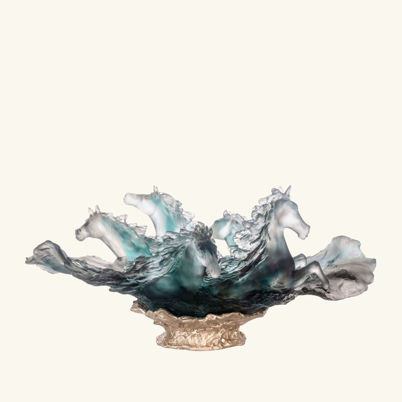 daum cavalcade centerpiece grey limited edition