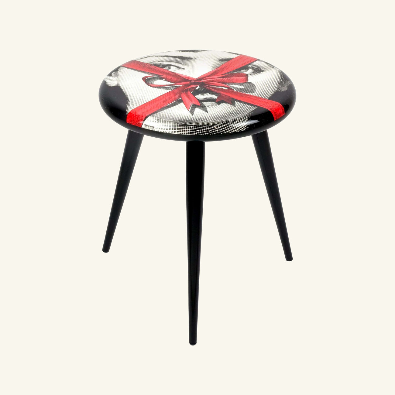 fornasetti gift stool red