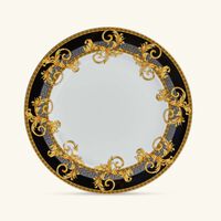 versace prestige gala dinner plate round black 27cm