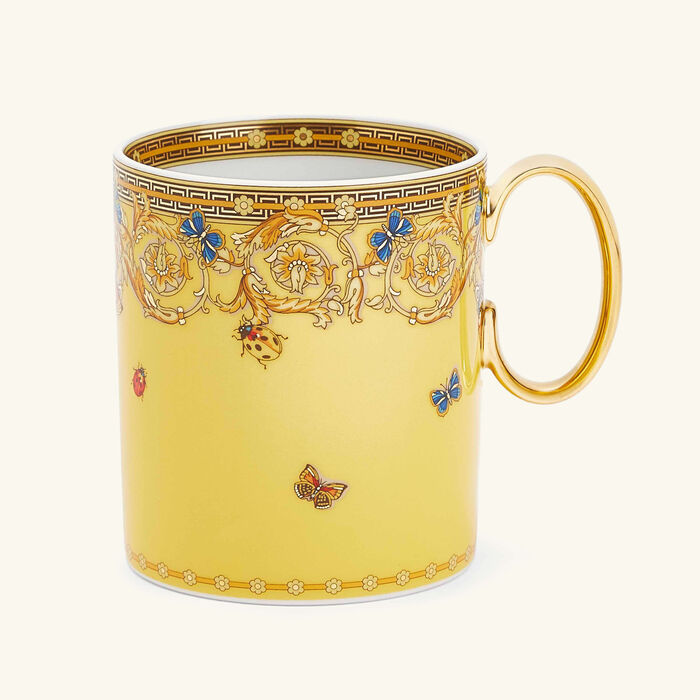 le jardin de versace mug yellow
