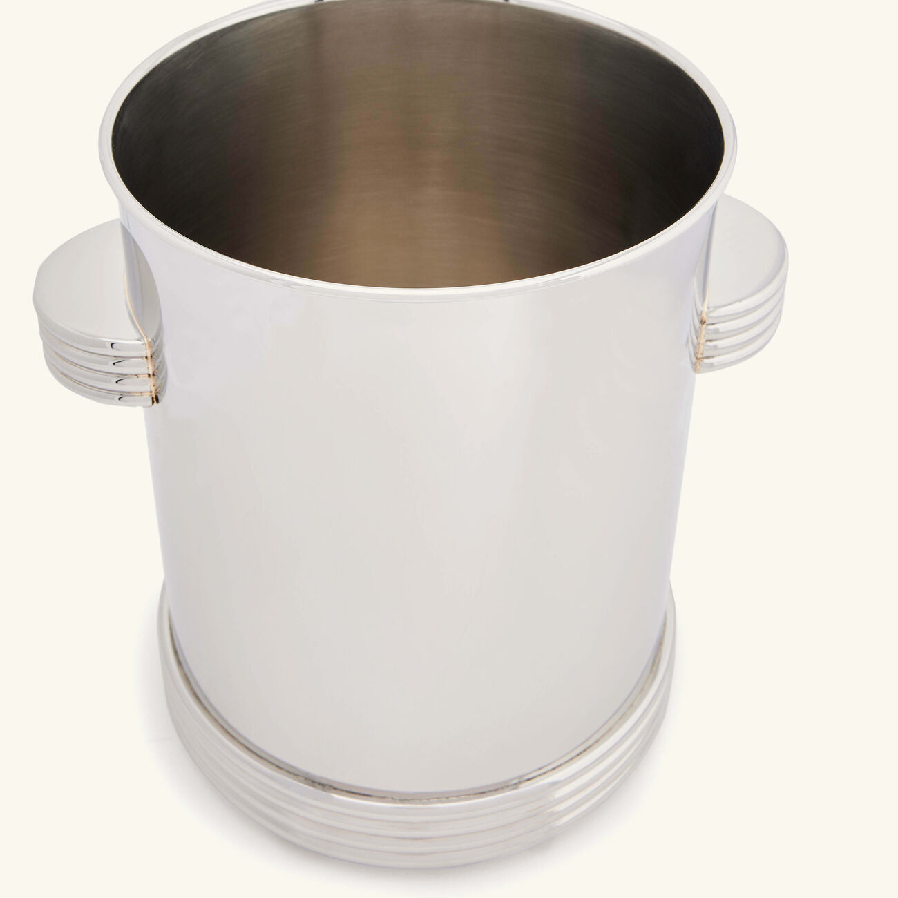 ralph lauren home thorpe ice bucket with tongs silver