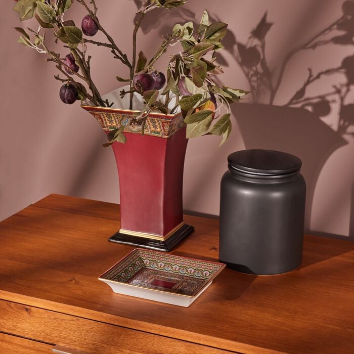 etro cachemire trinket tray rectangular small red