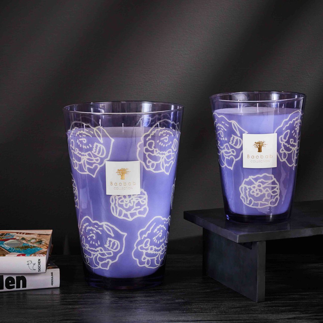 baobab collection collectible roses dark parma candle maxi max