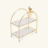 villari extravaganza cake stand gold