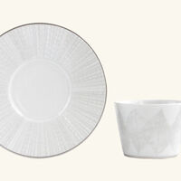 bernardaud silva coffee cup   saucer   set of 2