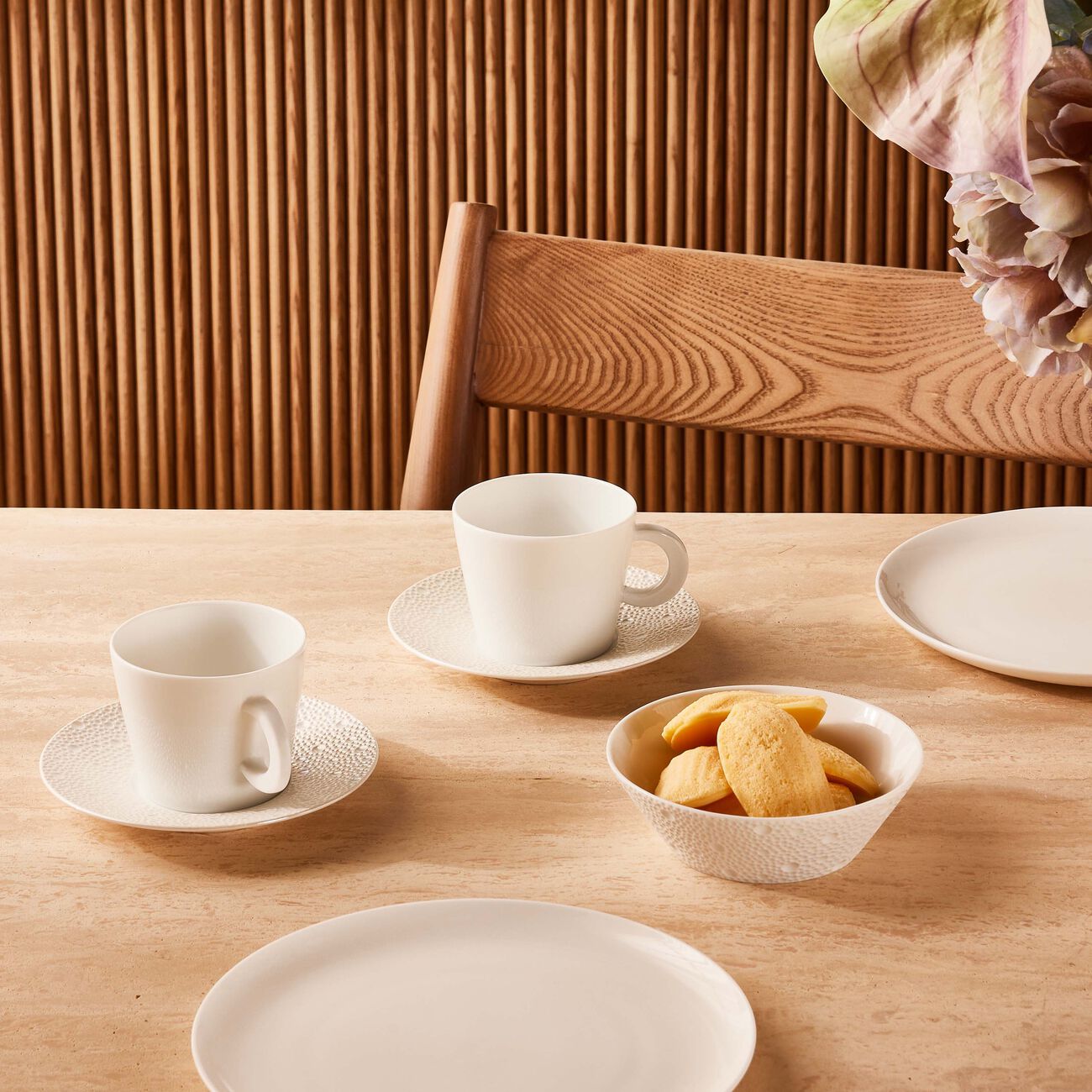 bernardaud ecume candy dish white