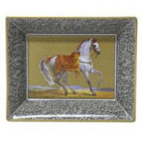 Cavallo Blanc Rectangular Ashtray, small