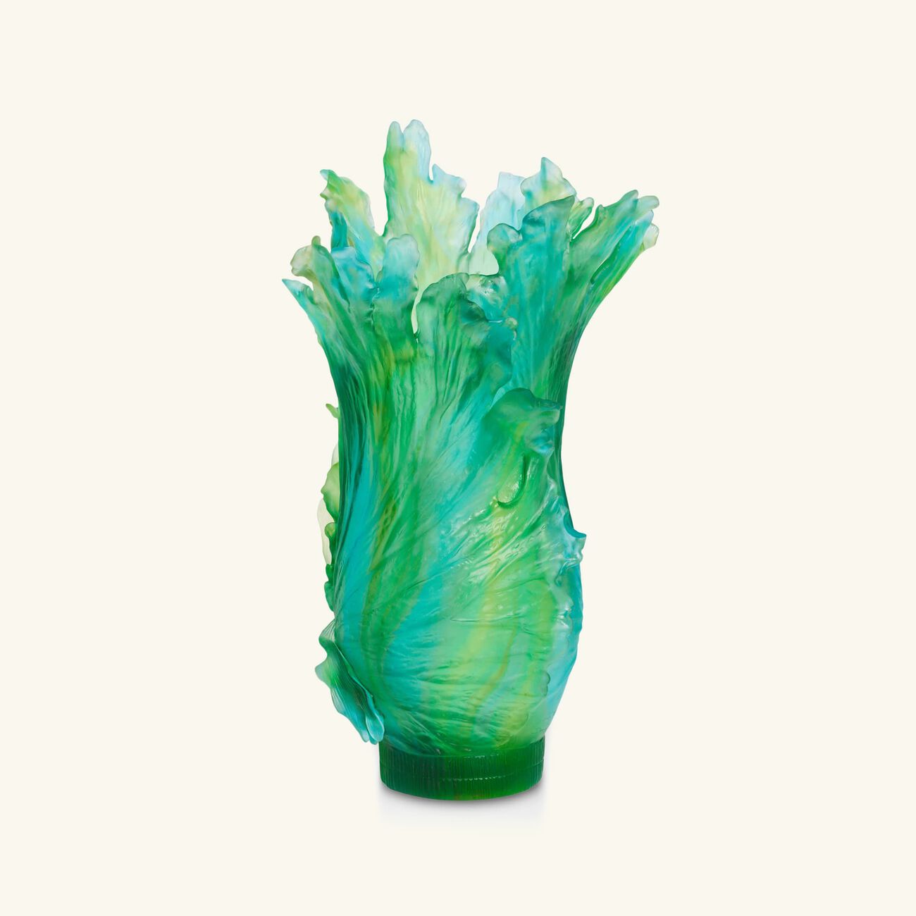 daum magnum borneo vase extra large green