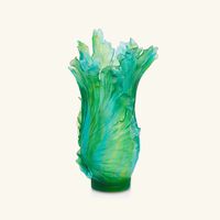 daum magnum borneo vase extra large green