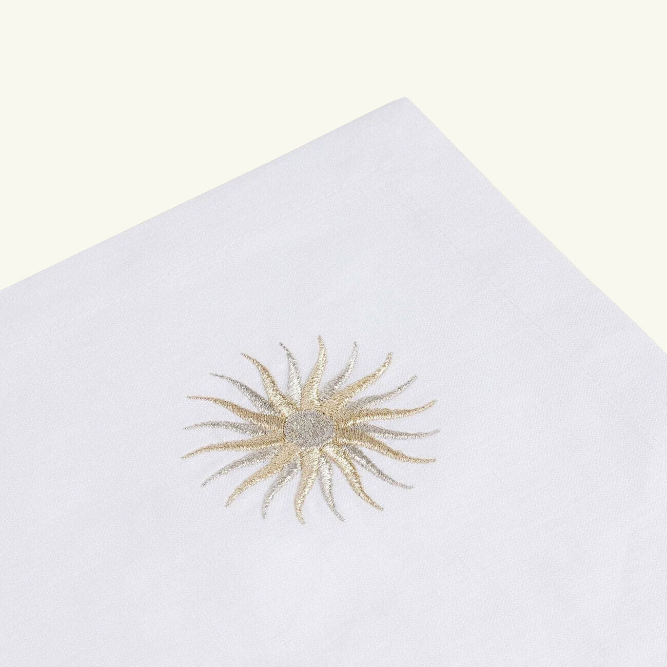 catherine denoual sunshine napkin white