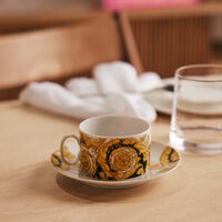 Barocco 92 Tea Cup & Saucer versace barocco 92 tea cup   saucer