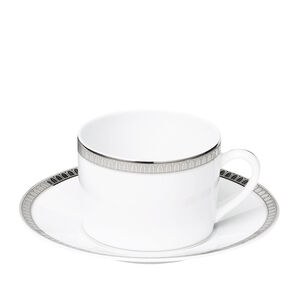 Malmaison Platine Coffee Cup & Saucer, medium
