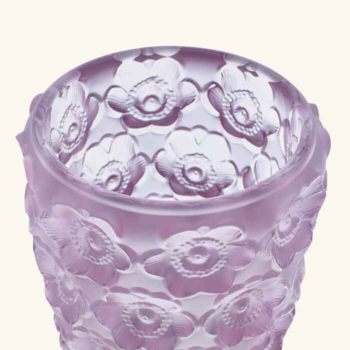 lalique anemones votive mini pink