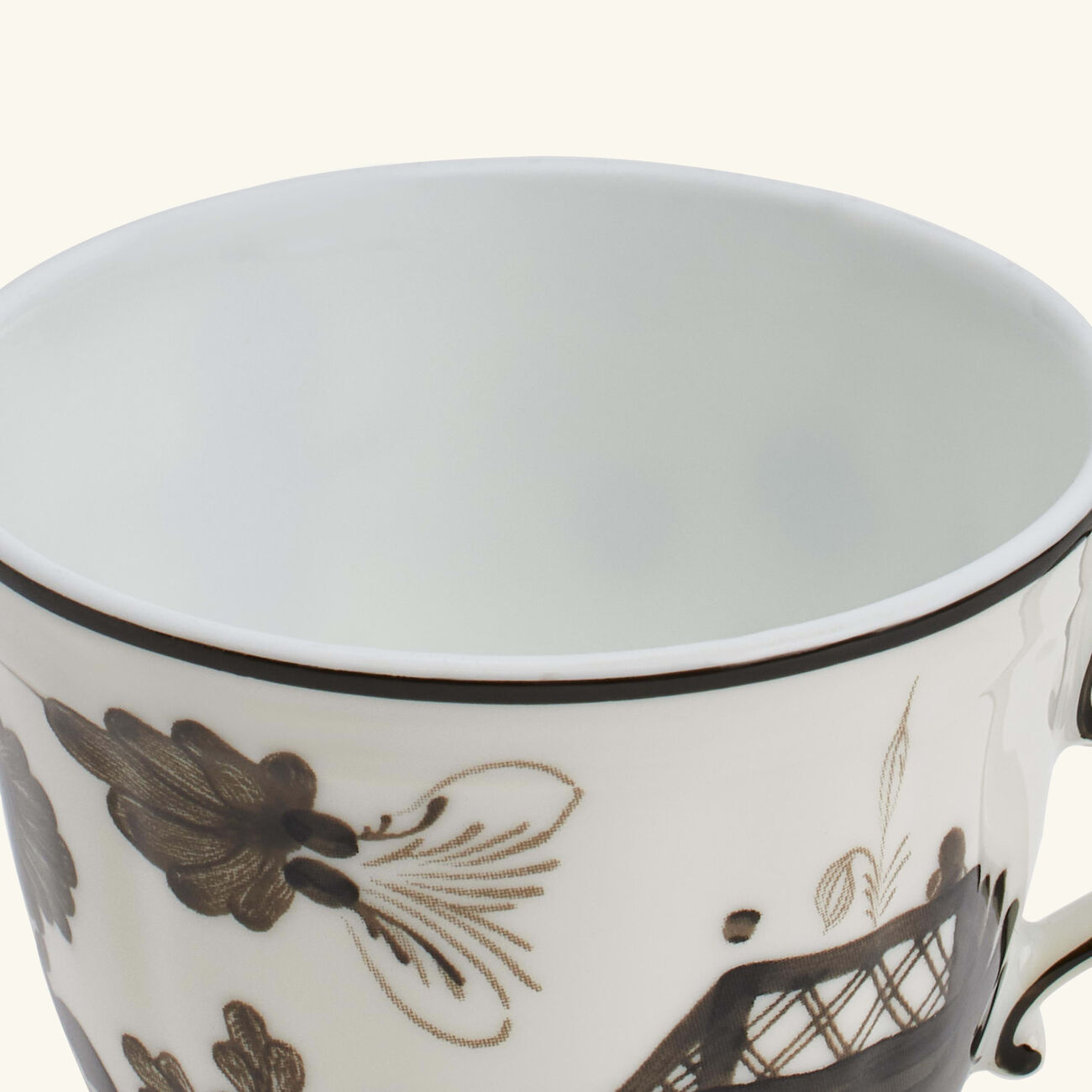 Antico Doccia Coffee Cup Black ginori 1735 antico doccia coffee cup black