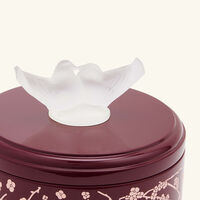 lalique fleurs de cerisier box burgundy