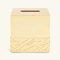 villari hiroito tissue box gold