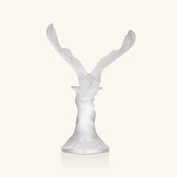 lalique golden eagle sculpture medium clear