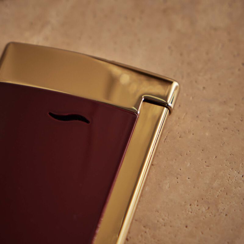 st dupont slim 7 lighter red