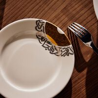 dimlaj qamar desert plate white 19cm set of 6