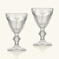 baccarat harcourt zero degree drinking glass clear set of 2