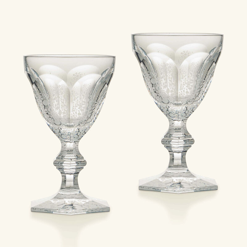 baccarat harcourt zero degree drinking glass clear set of 2