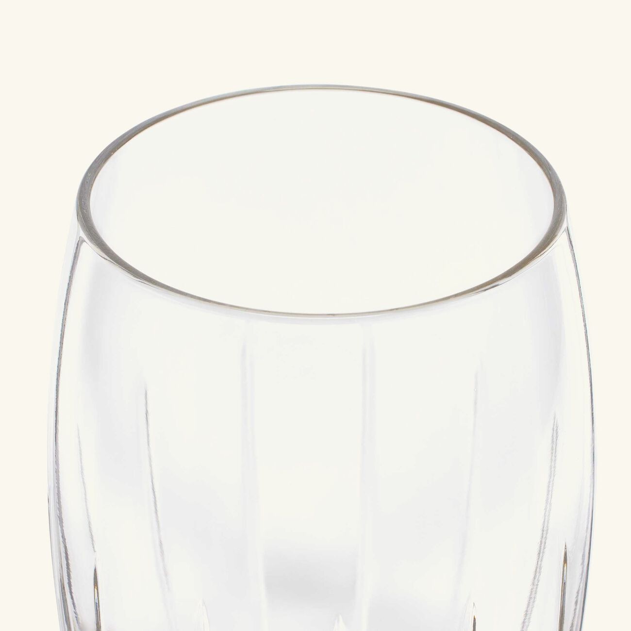 christofle iriana champagne glass clear set of 2