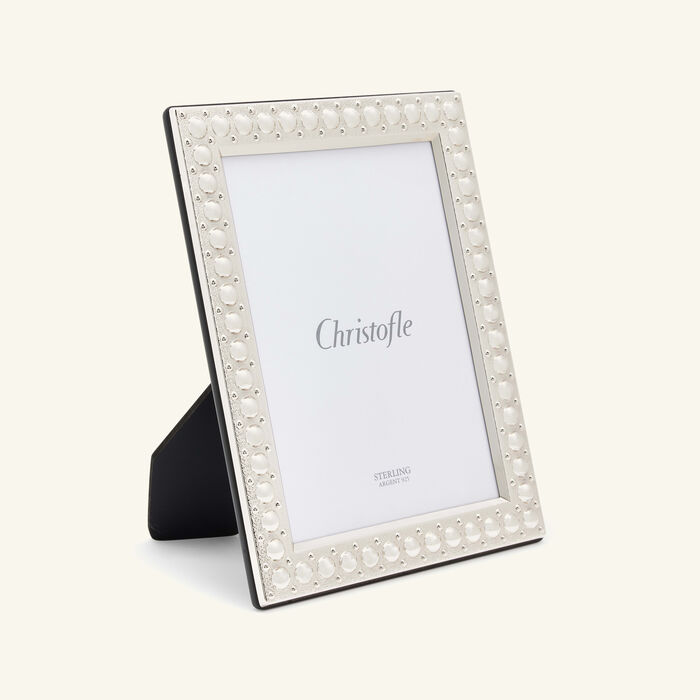 christofle perles picture frame sterling silver 13x18cm