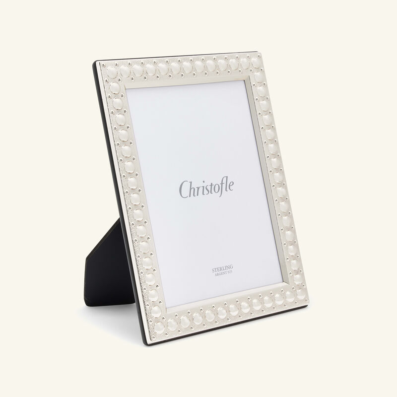 christofle perles picture frame sterling silver 13x18cm