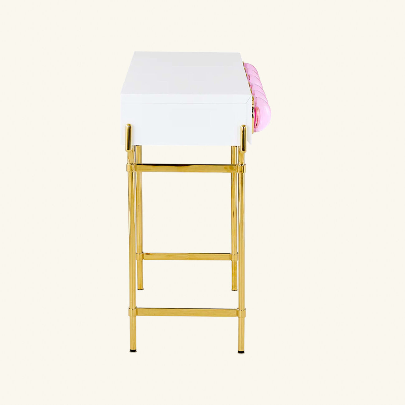 طاولة كونسول جلوبو بيضاء جوناثان أدلر طاولة كونسول جلوبو بيضاء