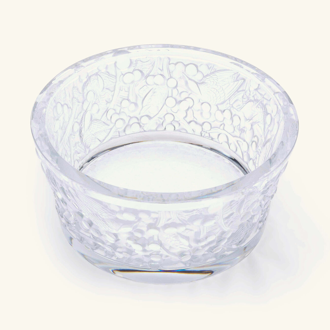 lalique merles et raisins centerpiece clear