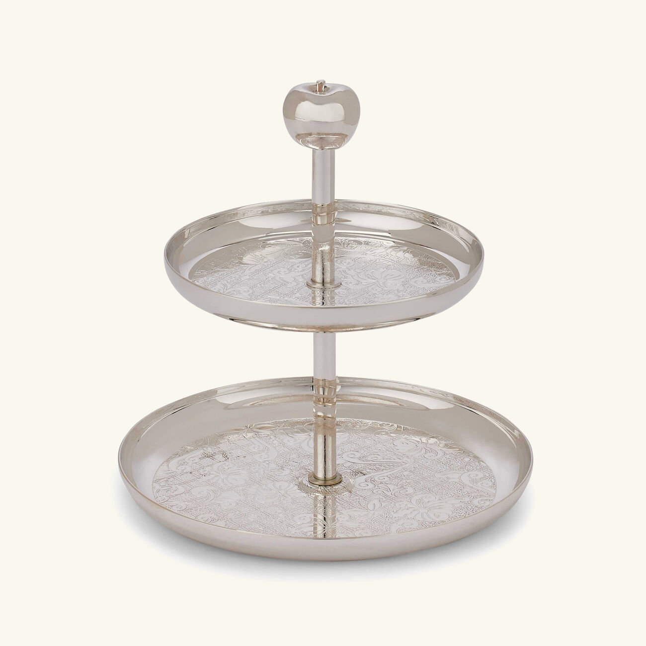 christofle jardin d eden cake stand silver plated