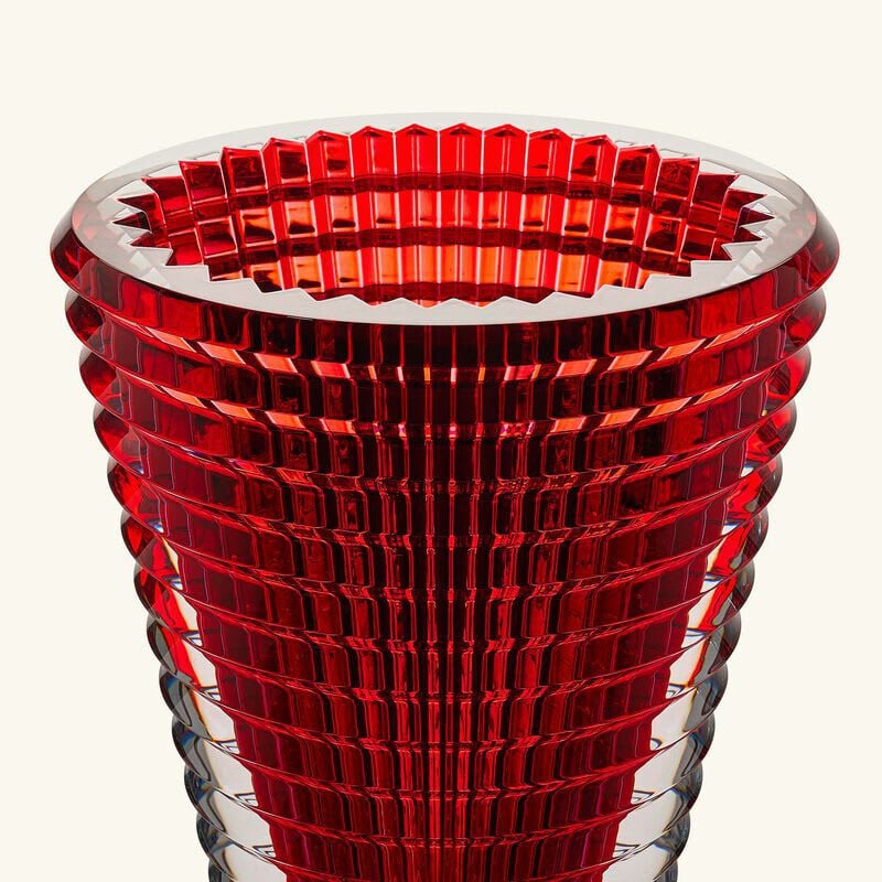 Eye Vase Round Large Red baccarat eye vase round large red