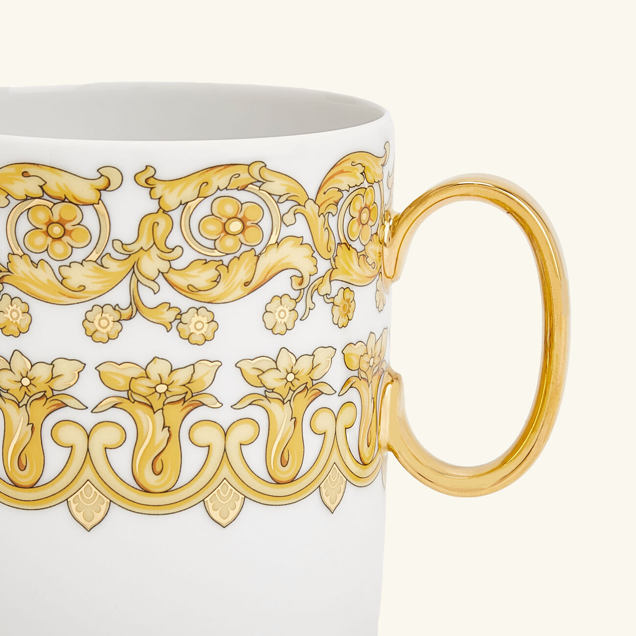 versace medusa rhapsody coffee cup white