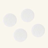 bernardaud ecume blanc coasters set of 4 white