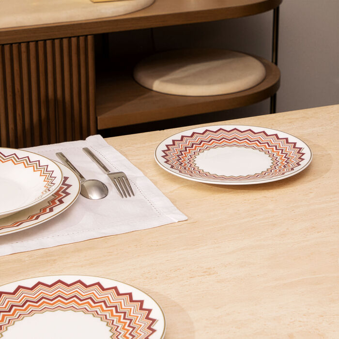 missoni home iconic dessert plate round 21 cm set of 2