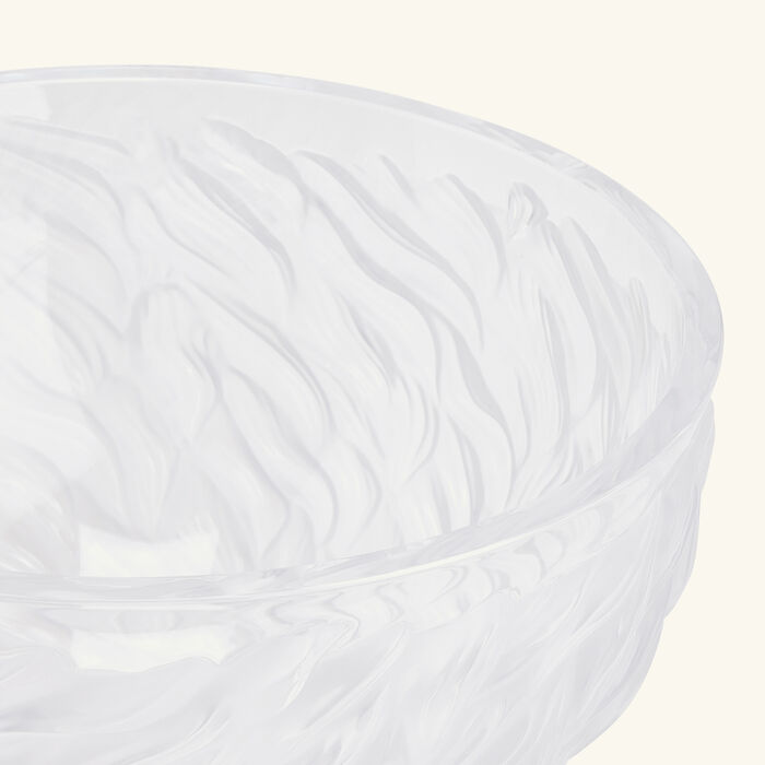 lalique fourrure centerpiece clear