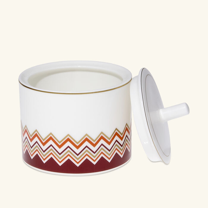 missoni home iconic sugar pot multicolor