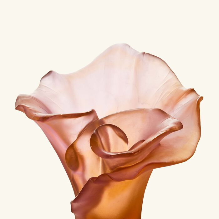 daum arum vase small orange