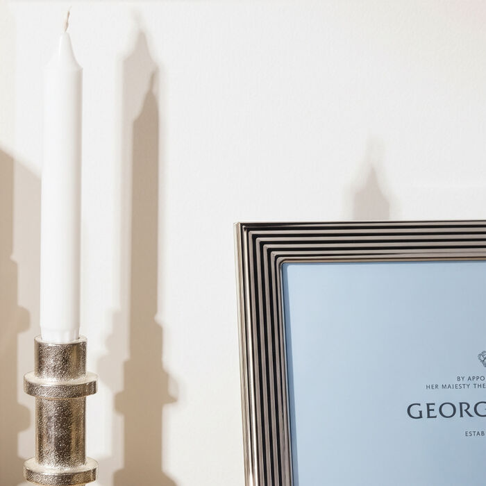 جورج جنسن إطار الصور بيرنادوت فضي كبير