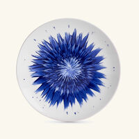 bernardaud in bloom bread butter plate round blue 16cm