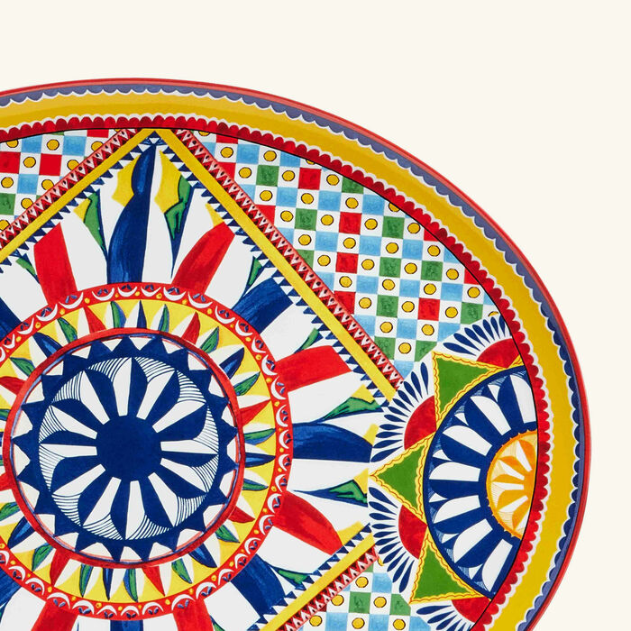 dolce gabbana casa carretto platter oval 45cm