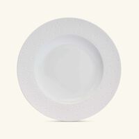 bernardaud ecume soup plate round white 29cm