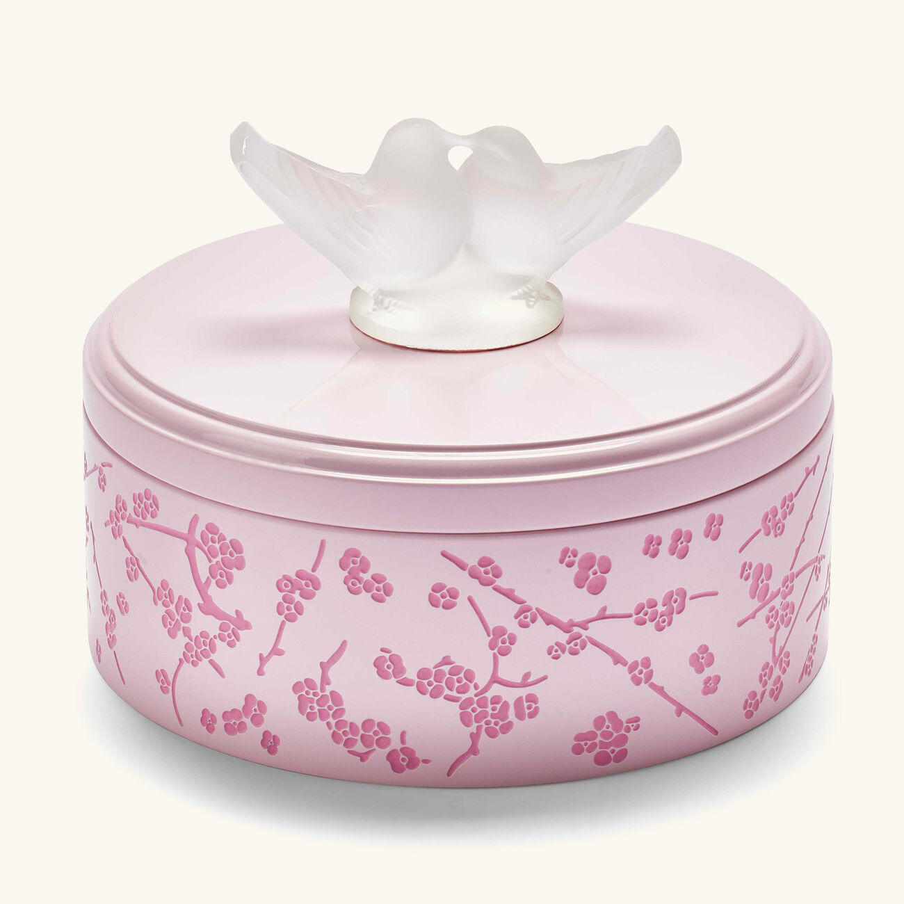 lalique fleurs de cerisier box pink