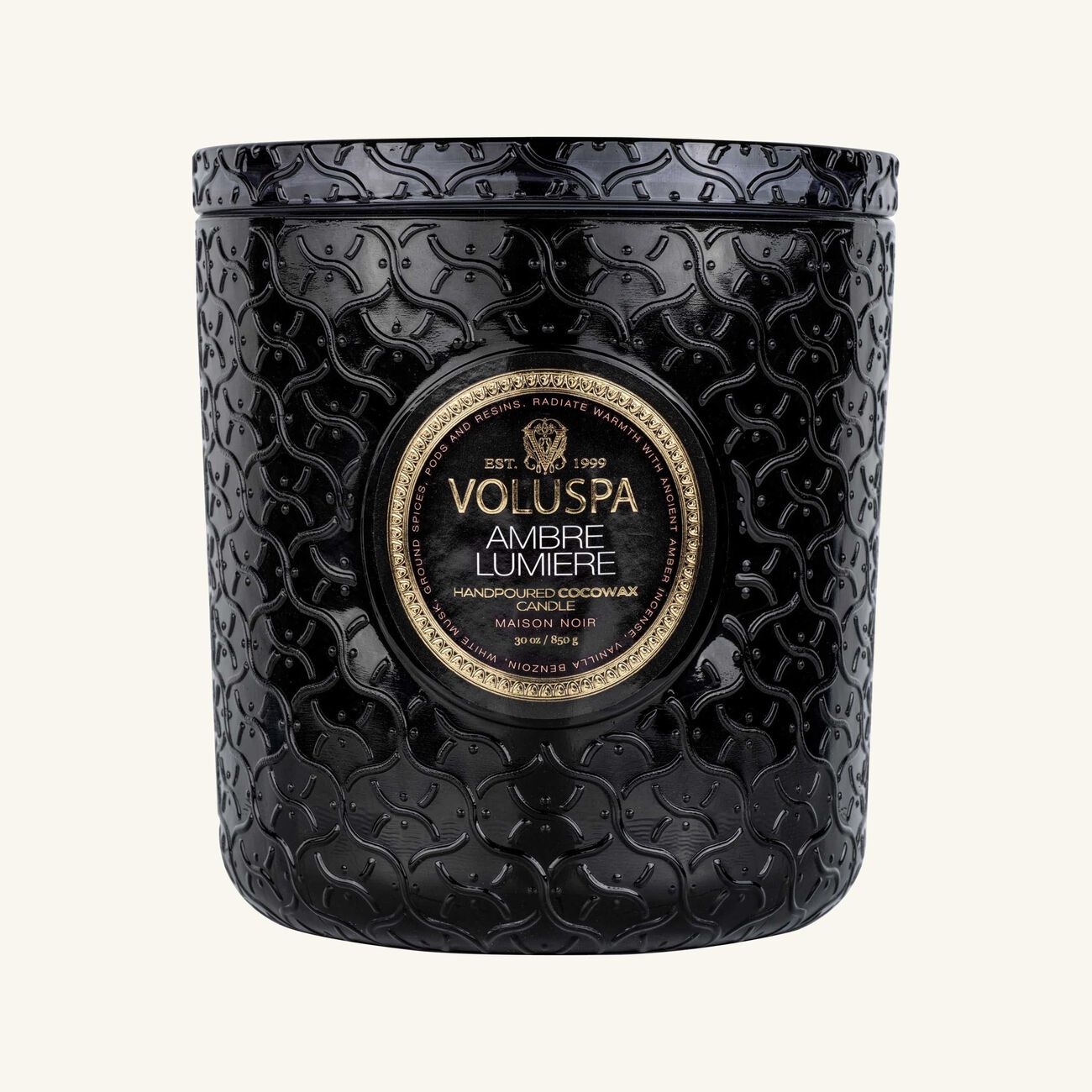 voluspa ambre lumiere candle