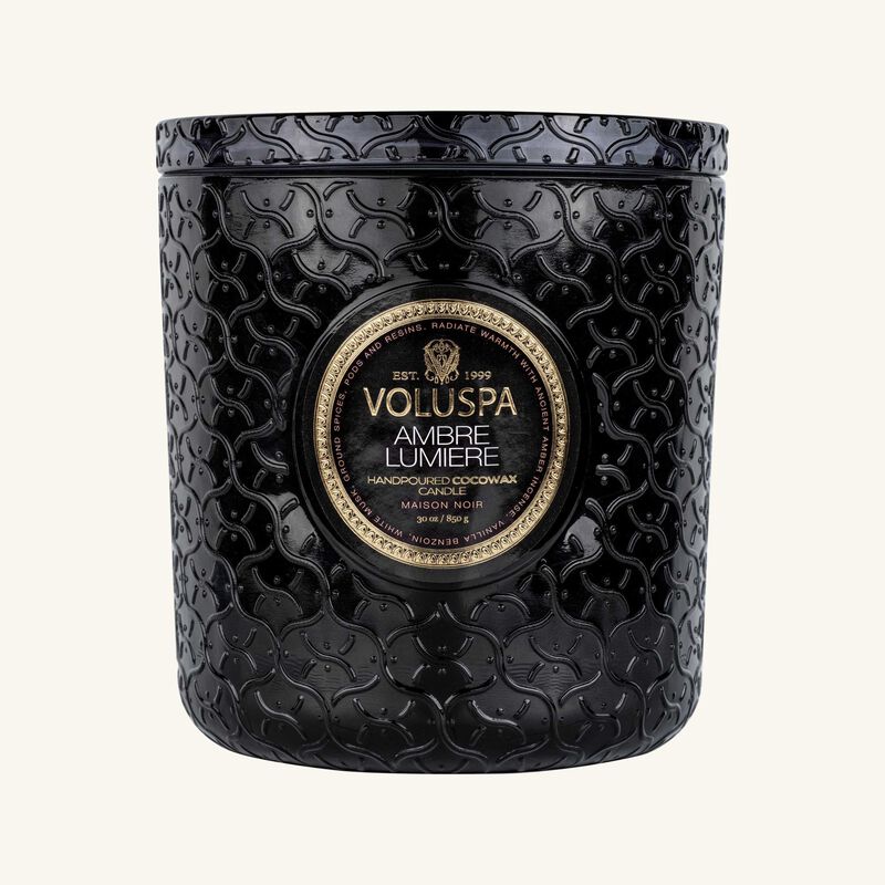 voluspa ambre lumiere candle