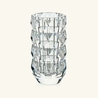 baccarat louxor vase round small red