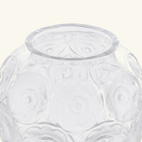 lalique anmones vase medium clear