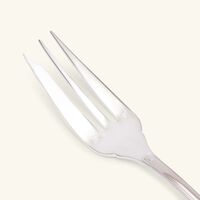 christofle malmaison serving fork silver plated